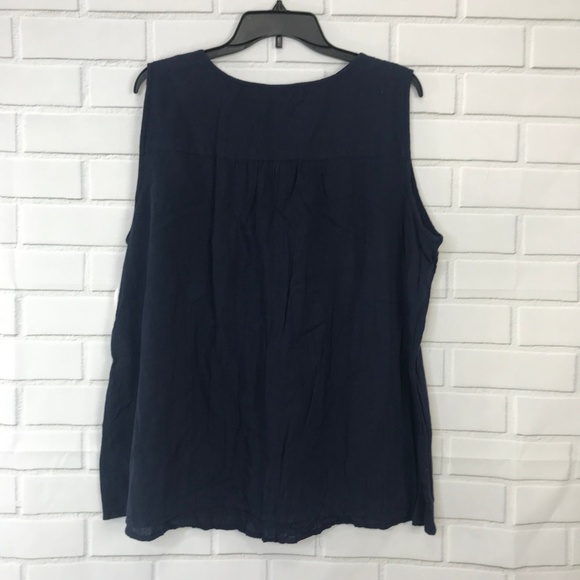 Style & Co Petite Embroidered Tank main image 0